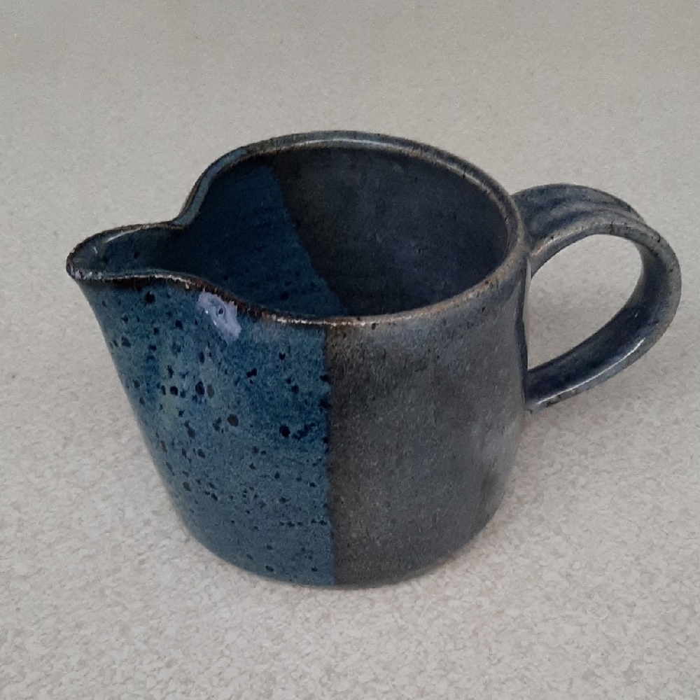 Blue and Gray Ceramic Mug